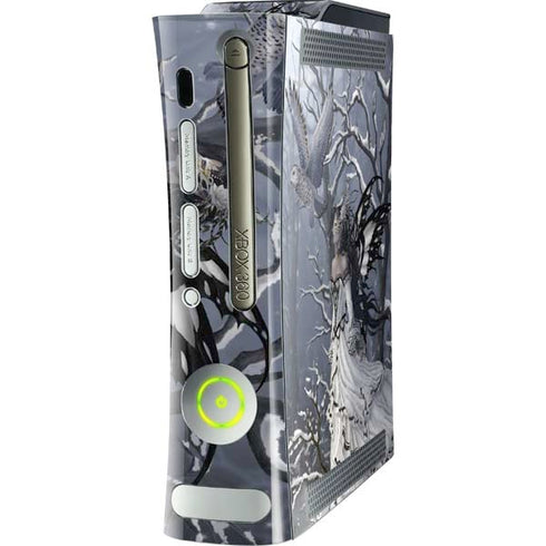 Fairy with Owl in Snow by Nene Thomas Xbox 360 (Includes HDD) Skin
